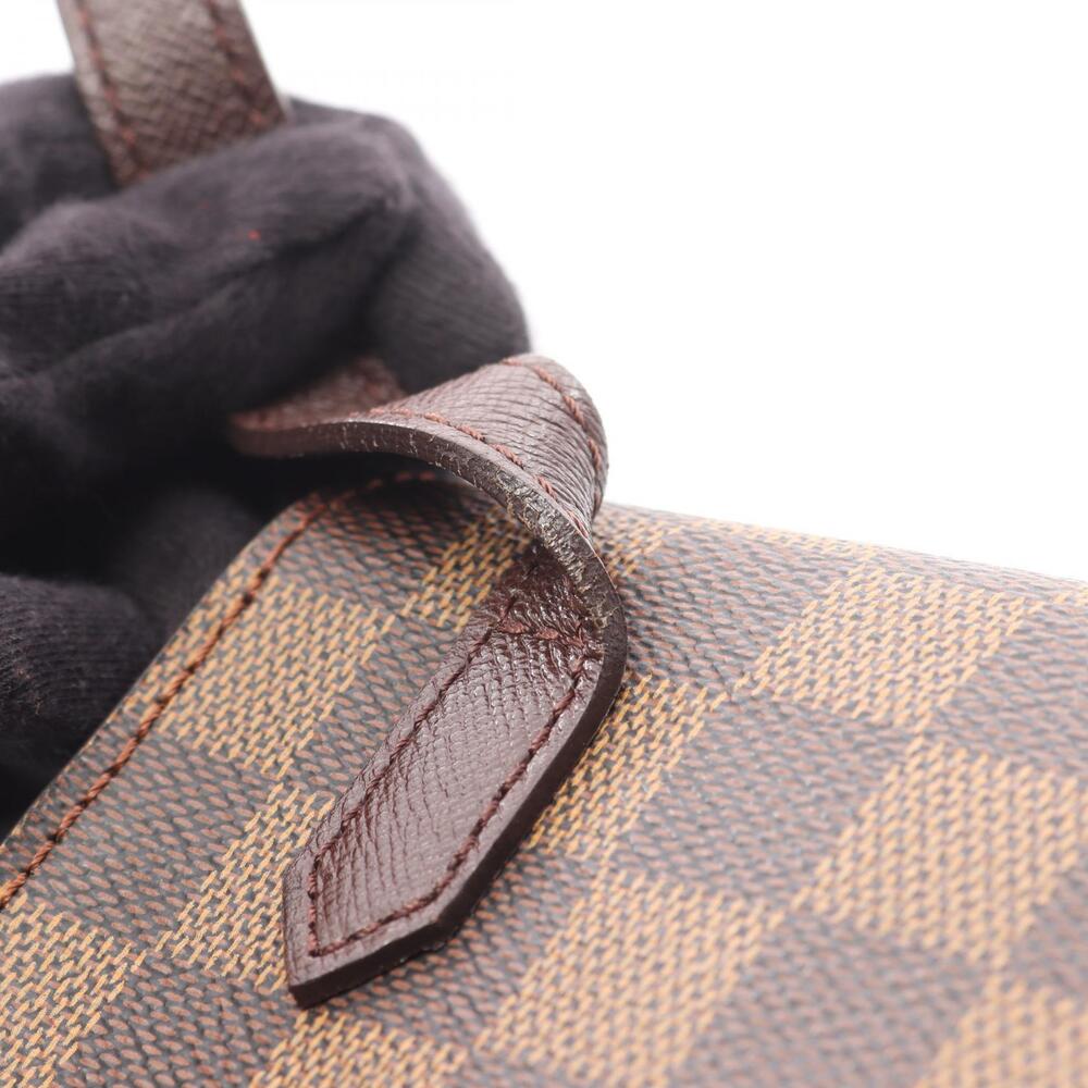 Louis Vuitton Brown Brown Leather Damier Bag Pimlico Canvas Shoulder Ebene - Picture 8 of 8